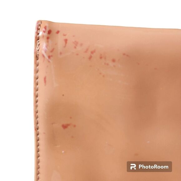 Patent Leather Clutch Handbag Party Cocktail Asymmetric Occasion Event Simple - Picture 5 of 6